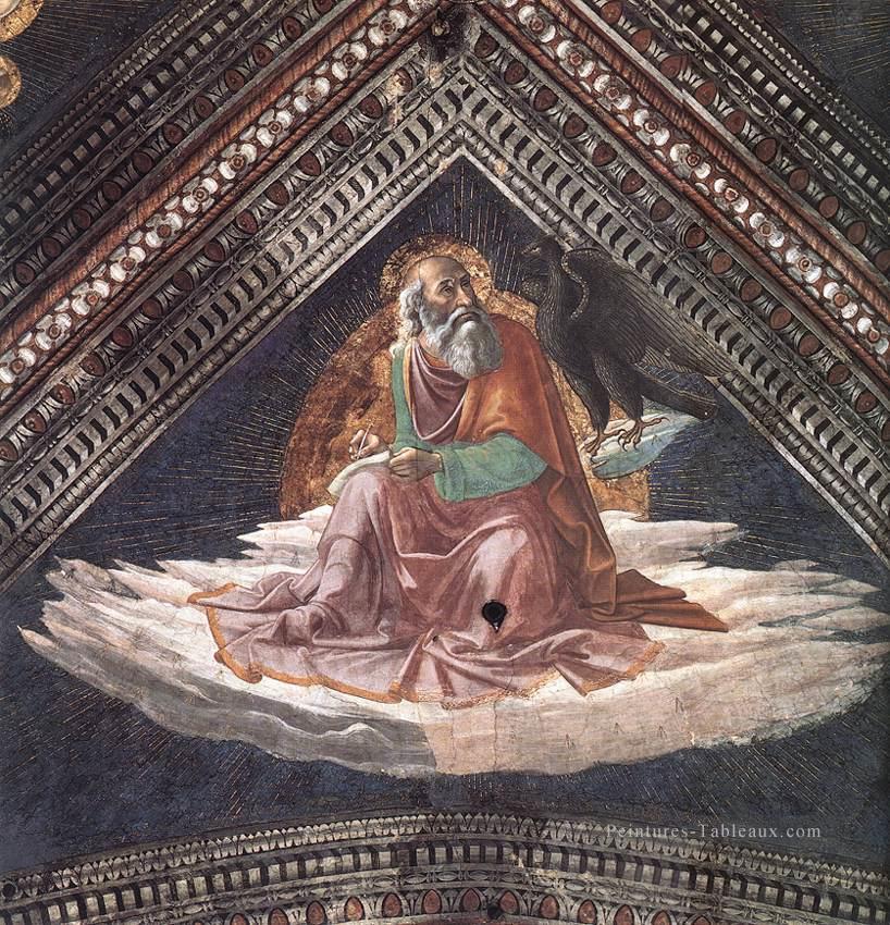 Saint Jean l’évangéliste Renaissance Florence Domenico Ghirlandaio Peintures à l'huile
